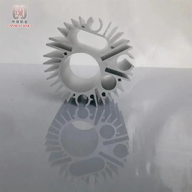 6063 T6 Industrial Cylindrical Aluminum Heat Sink