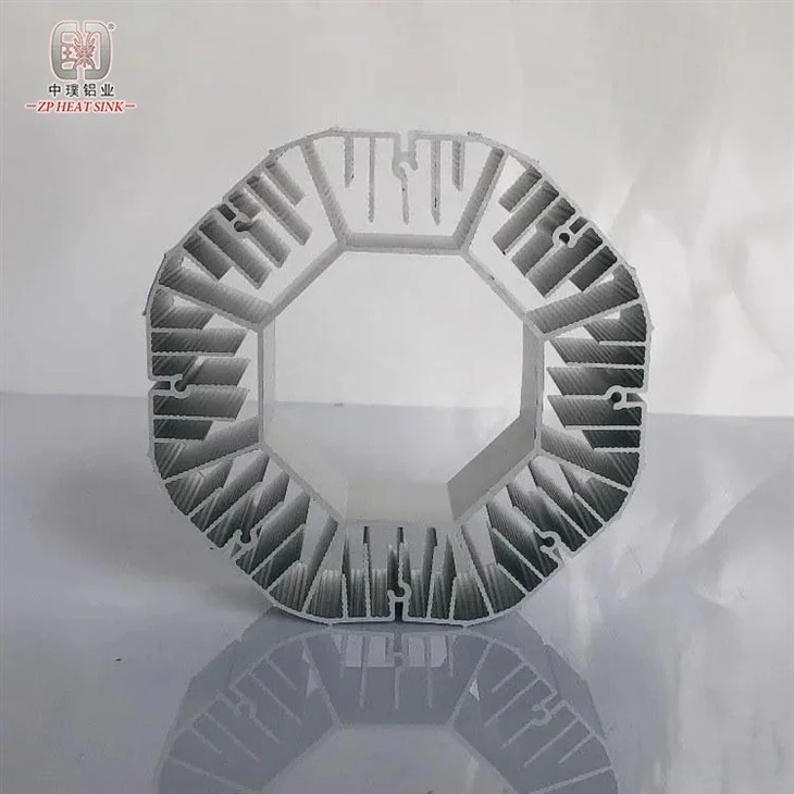 6063 T6 Industrial Cylindrical Aluminum Heat Sink