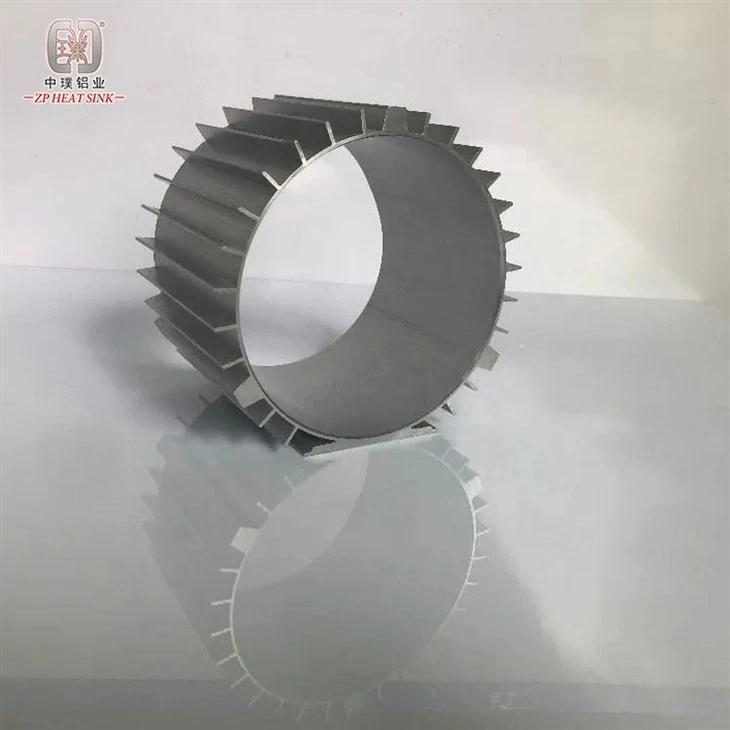 6063 T6 Industrial Cylindrical Aluminum Heat Sink